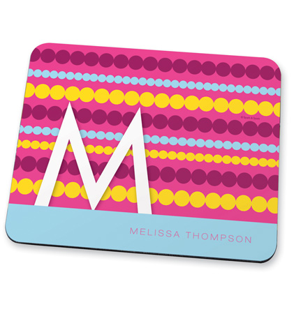 Simply pink dots Mouse Pad