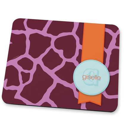 Cute purple rocks Mouse Pad