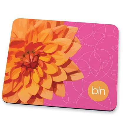 Floral pink mood Mouse Pad