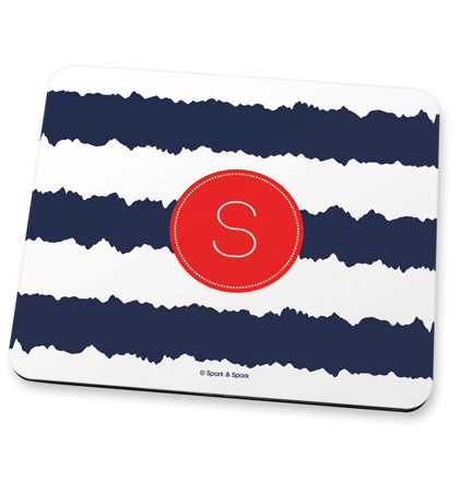 Red and blue signals Mouse Pad