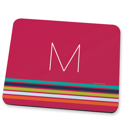 Real Simple Red Mouse Pad