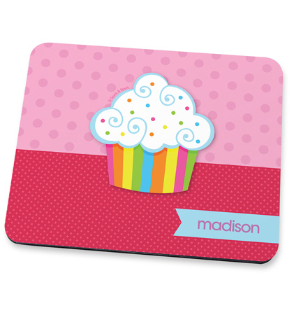 Rainbow Cupcake Mouse Pad