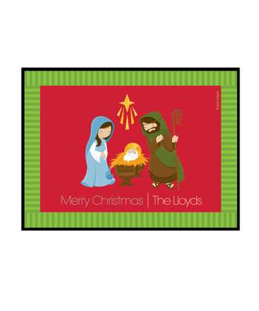 Christmas Nativity Doormat