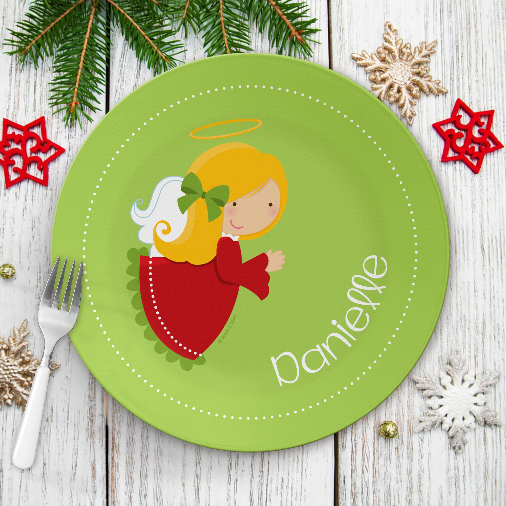 Sweet Angel Kids Plate