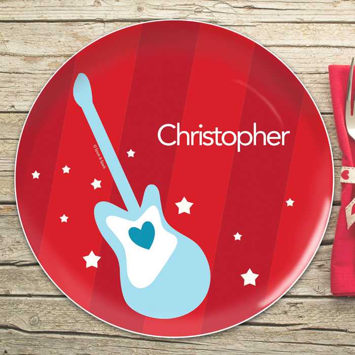 Rock My World Kids Plates