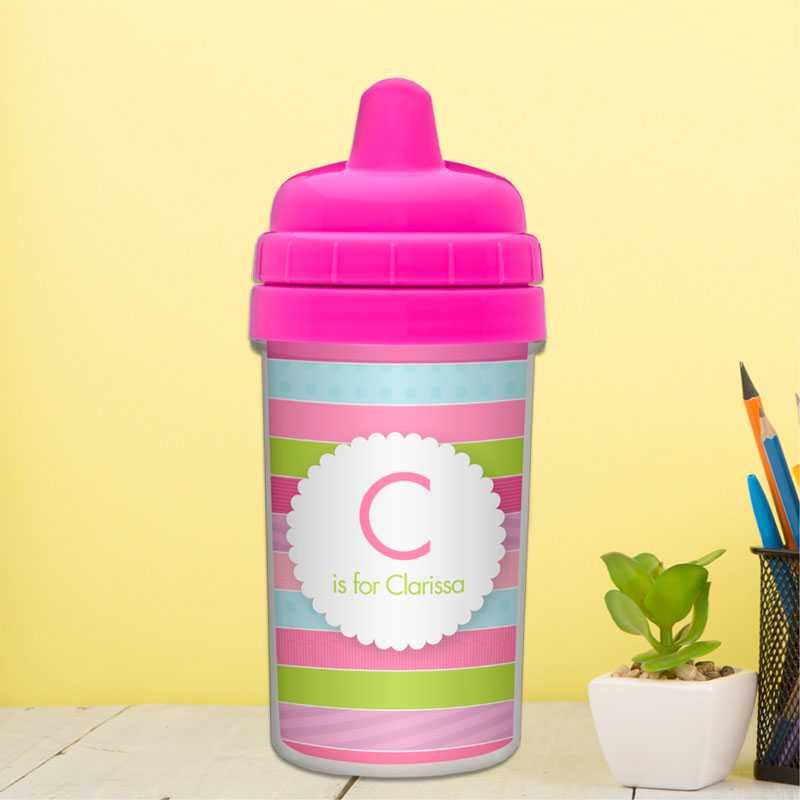 Pastel Stripes Sippy Cup