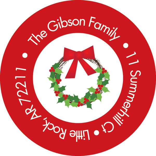 Holiday Joy Christmas Address Labels