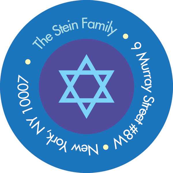 Collage Of Stars Address Label