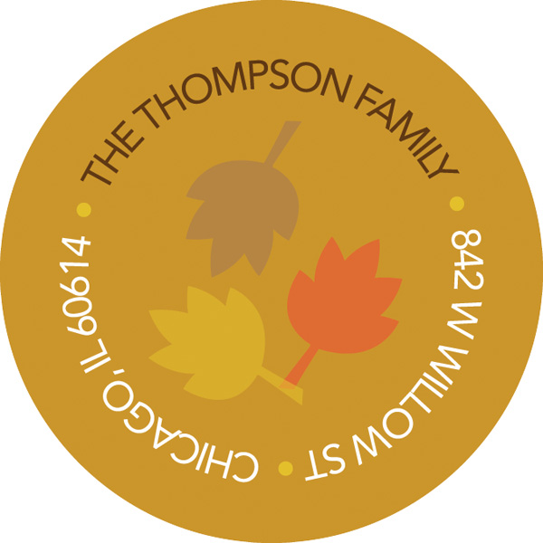 Wishful Thanksgiving Address Labels