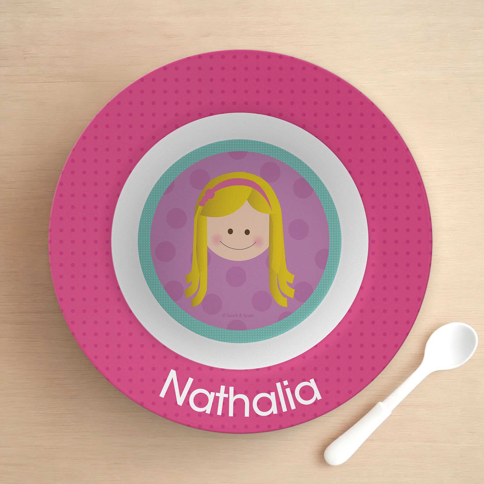 Just Like Me Girl Lavender Kids Bowl