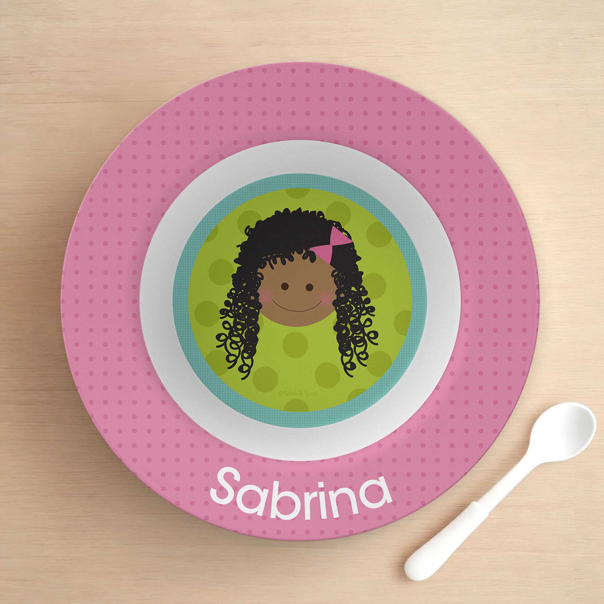 Just Like Me Girl Green Kids Bowl