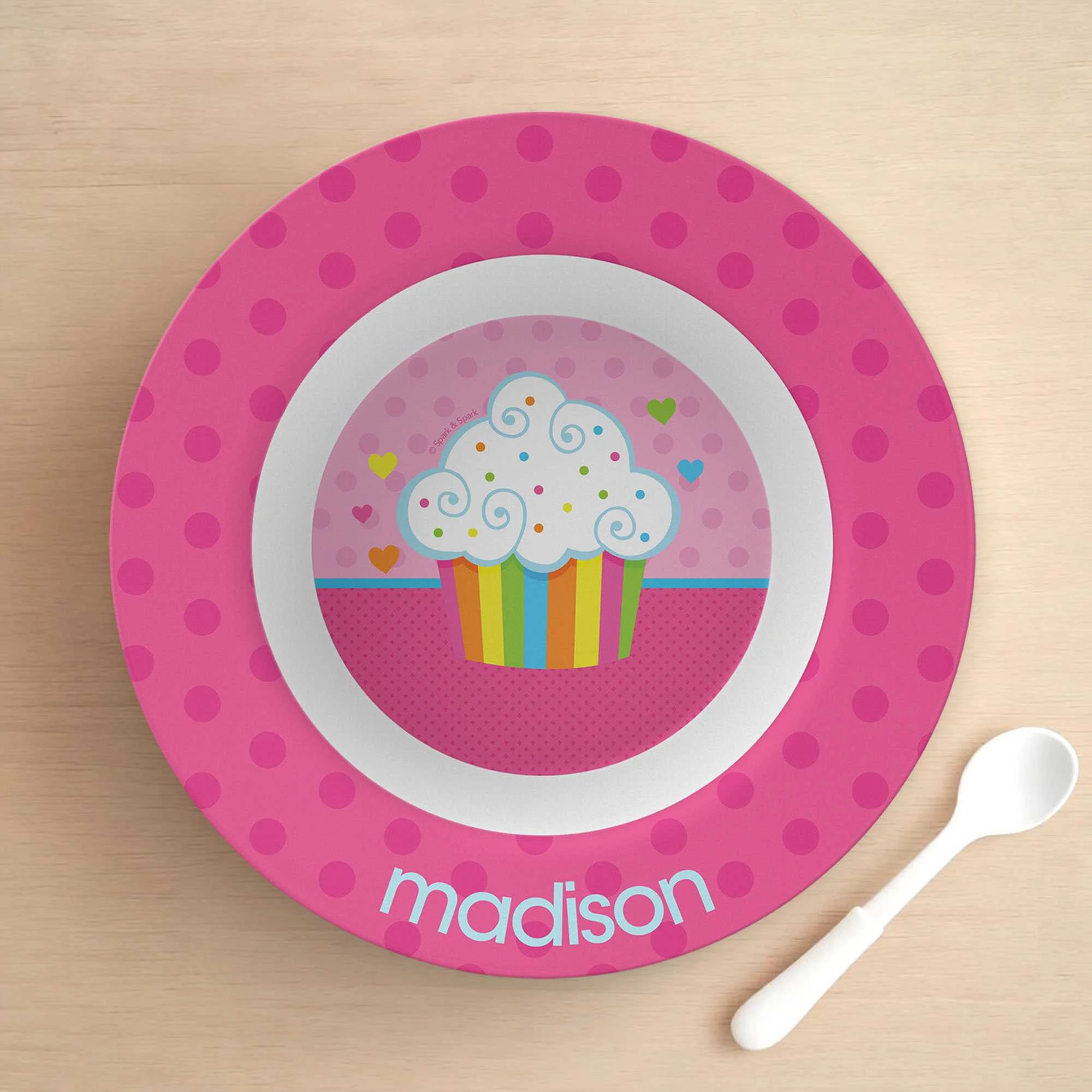 Rainbow Cupcake Kids Bowl