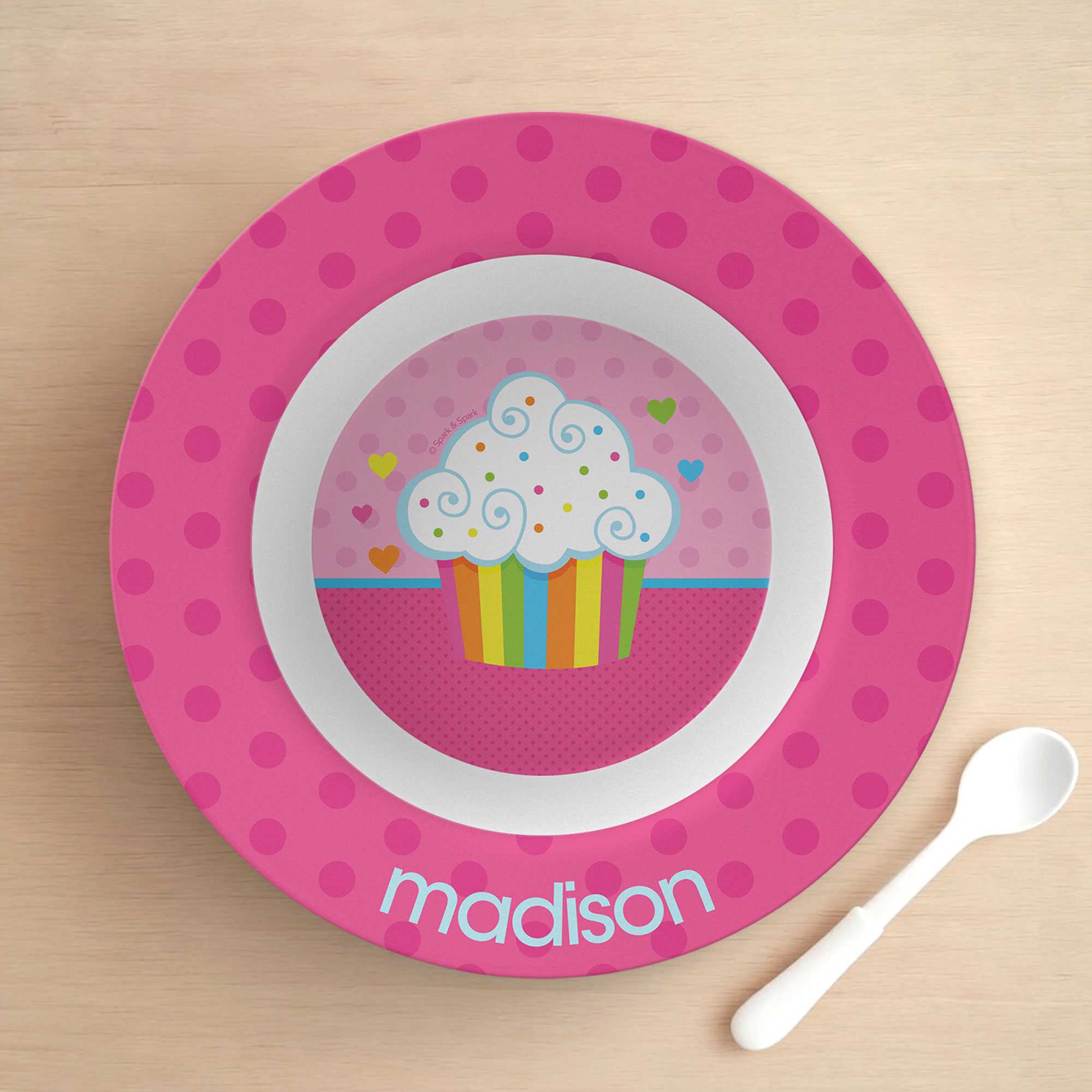 Rainbow Cupcake Kids Bowl