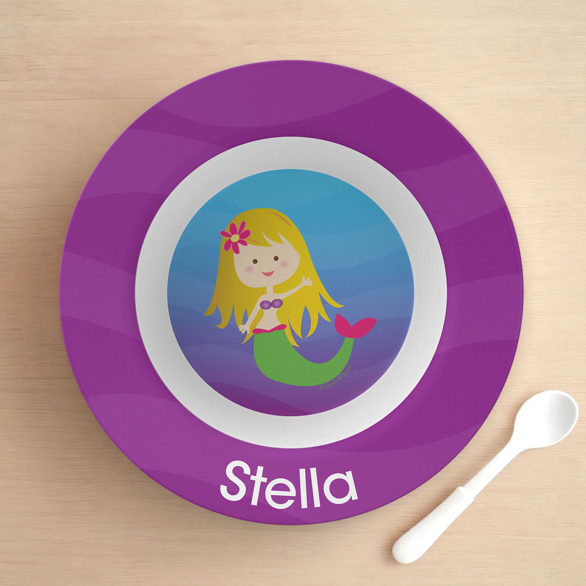 Cute Mermaid Kids Bowl