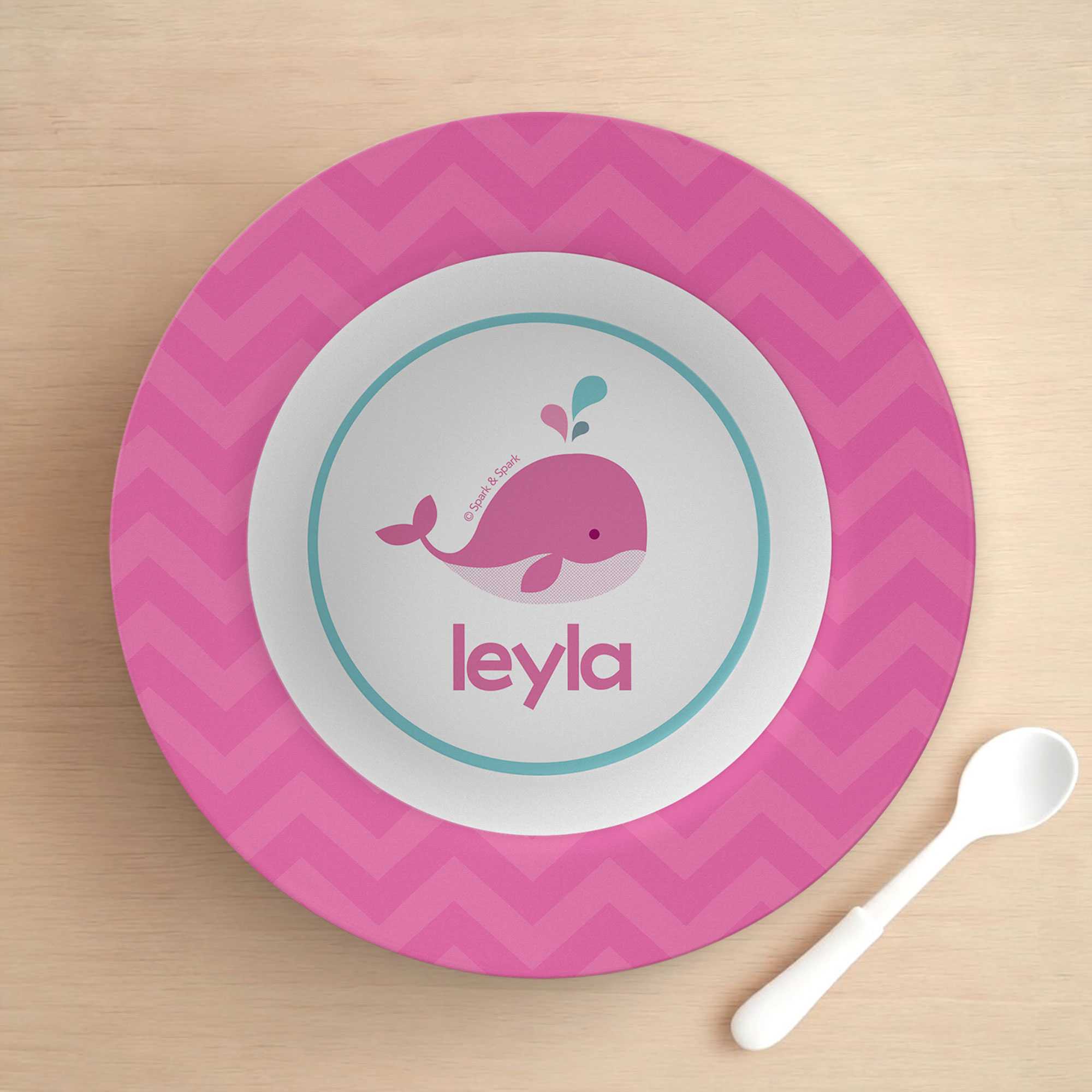 Sweet Pink Whale Kids Bowl