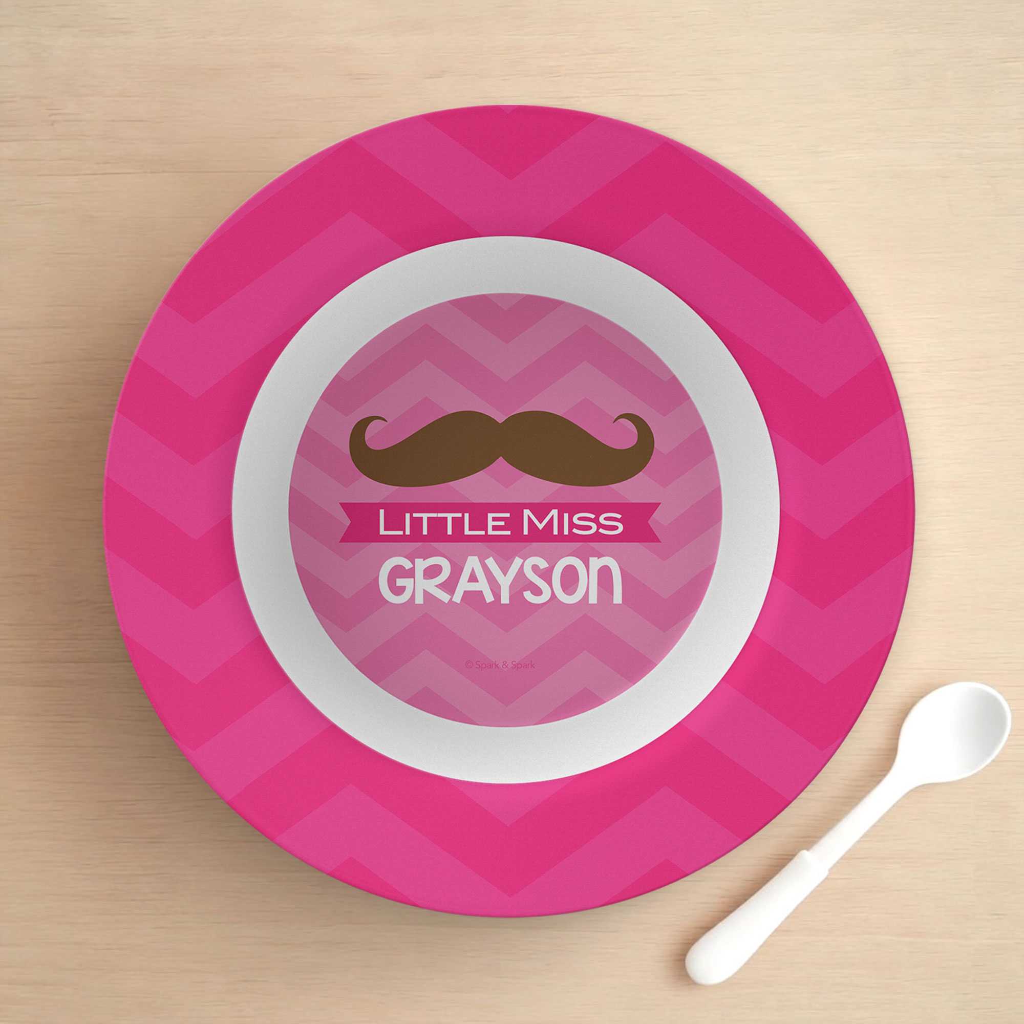 Little Miss Mustache Kids Bowl