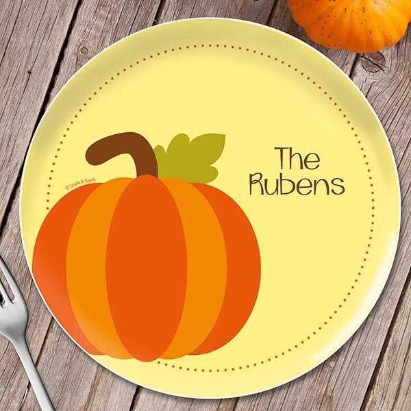 Ready for Pumpkin Holiday Plate