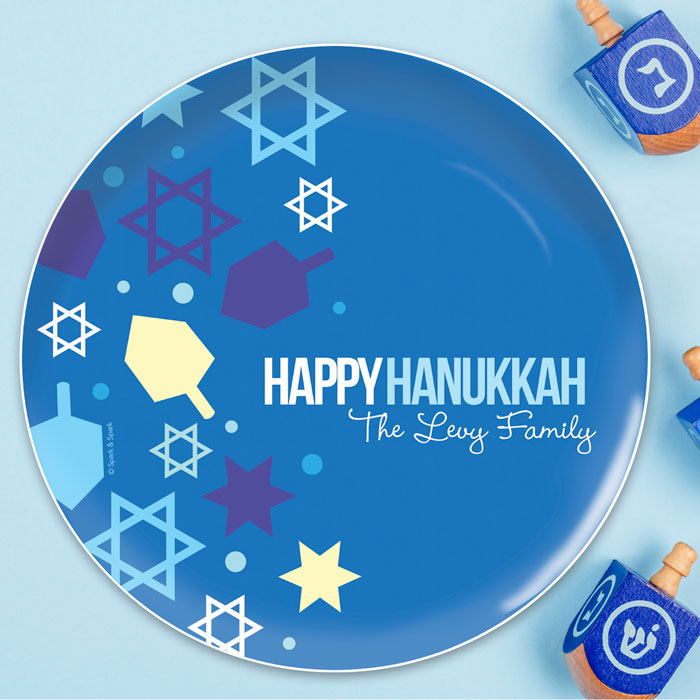 Hanukkah Wishes Holiday Plate