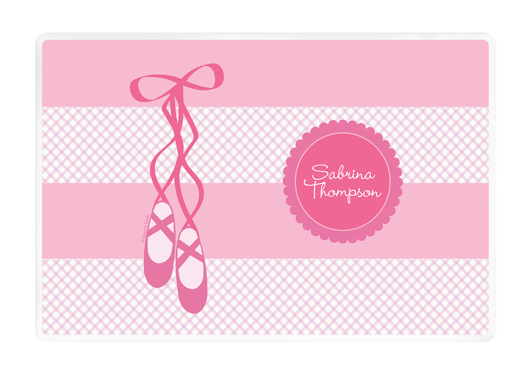My Ballerina Shoes Kids Placemat