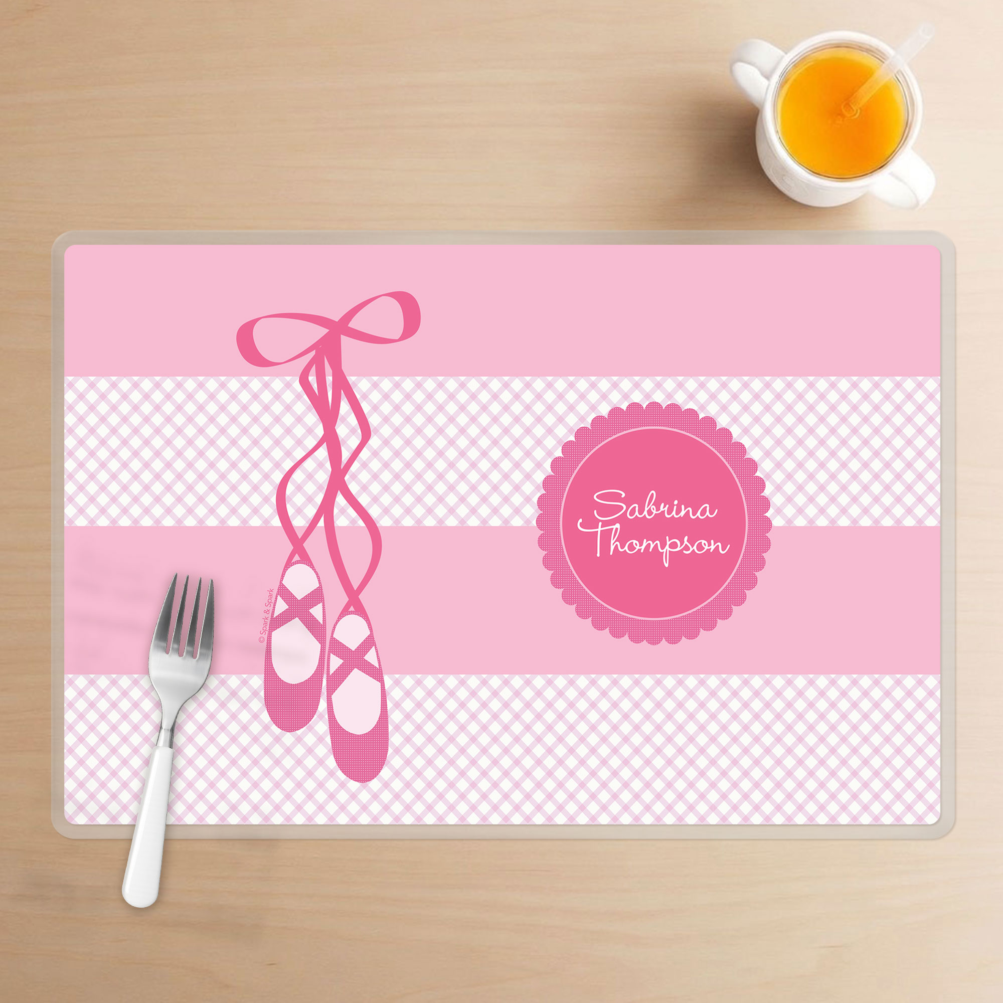 My Ballerina Shoes Kids Placemat