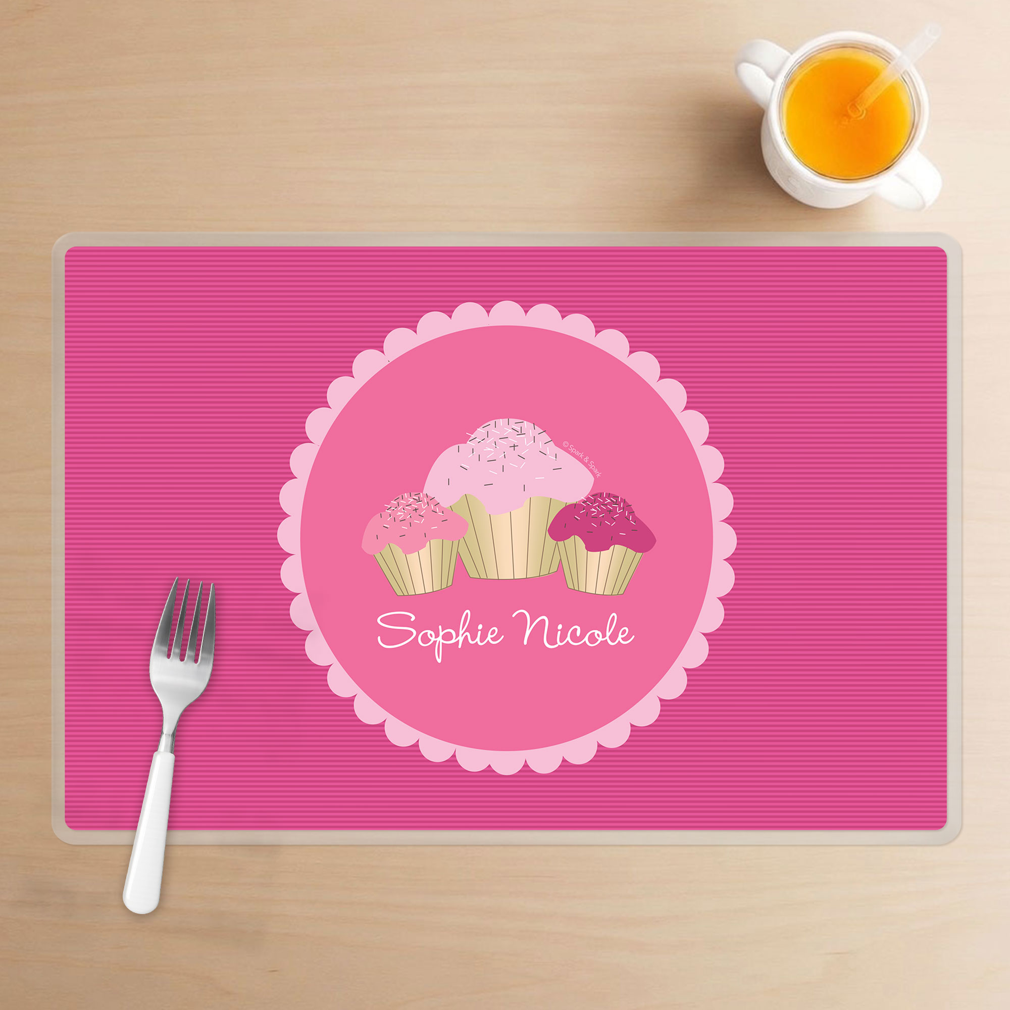 Sweet Cupcakes Kids Placemat