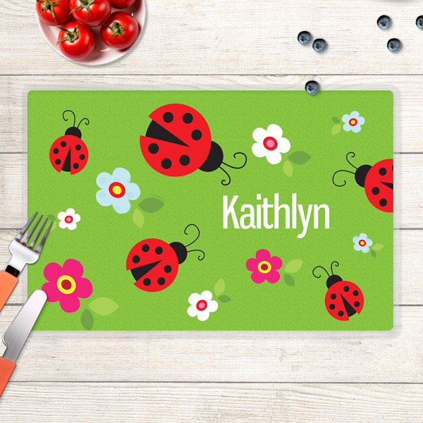 Curious Lady Bug Kids Placemat