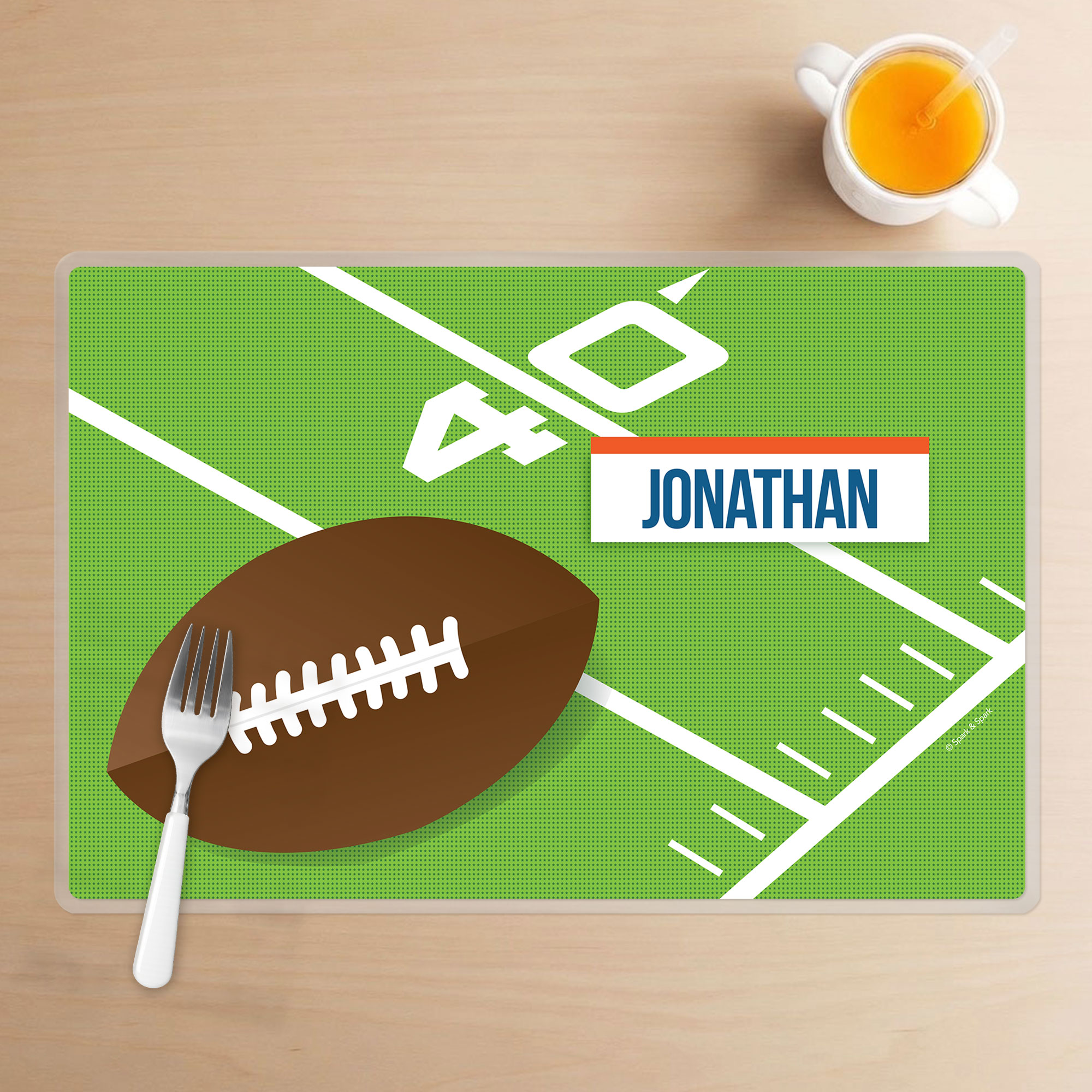 Football Fan Kids Placemat