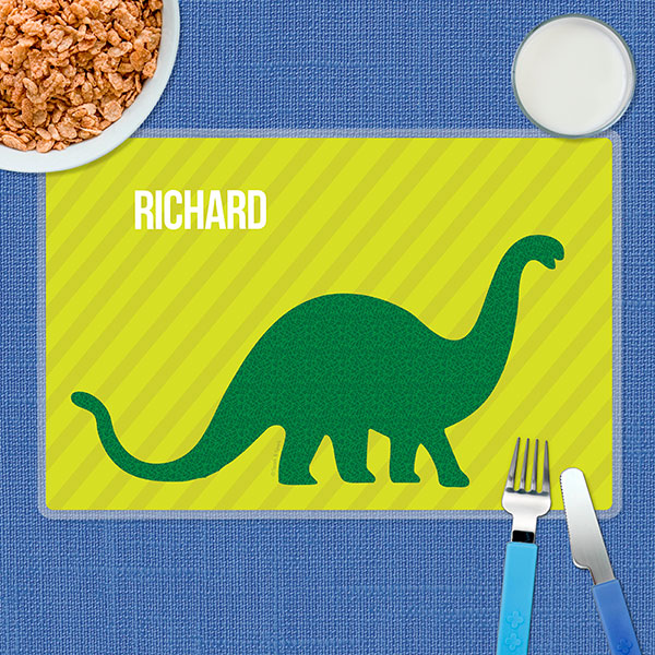Dino and Me Green Kids Placemat