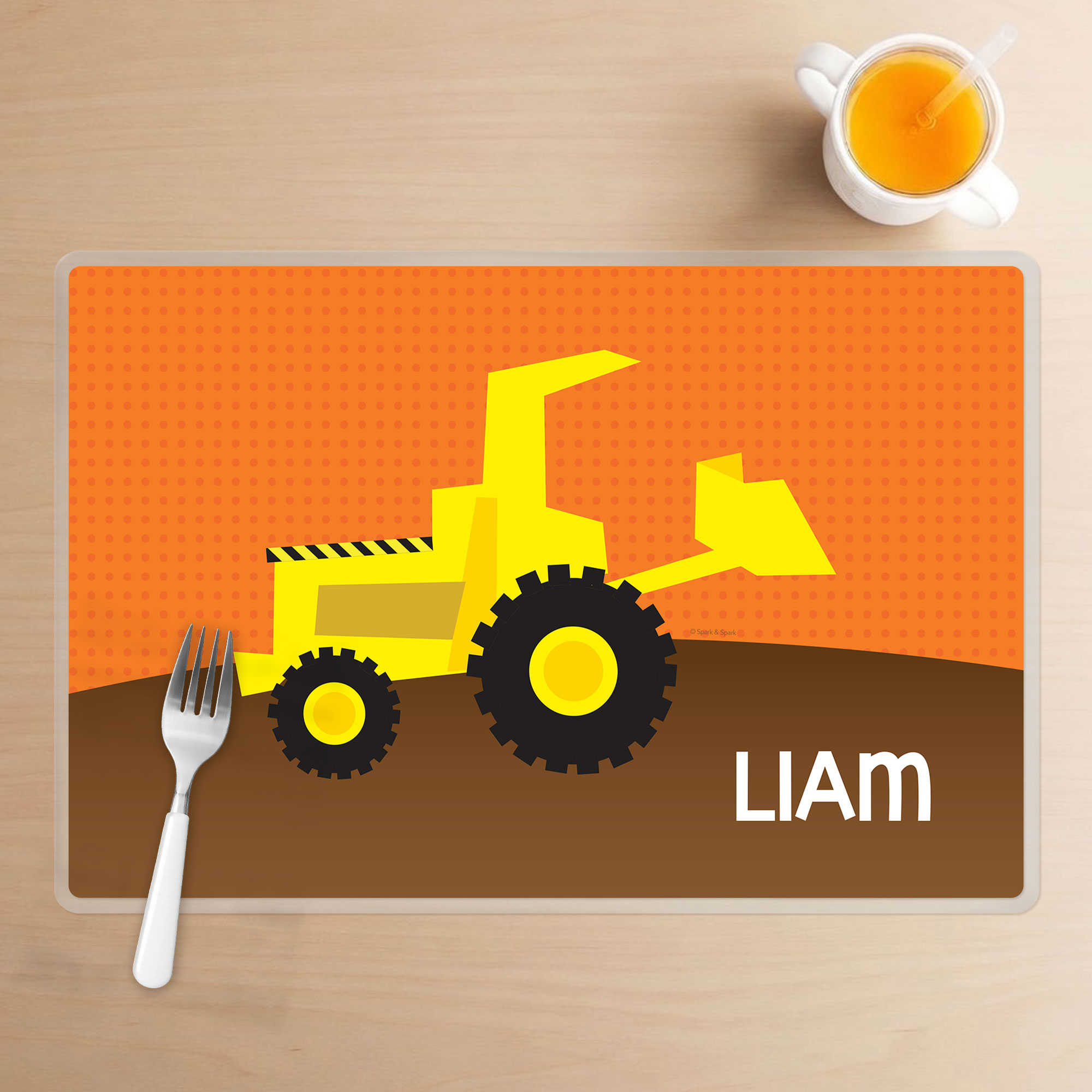 Fun Tractor Kids Placemats