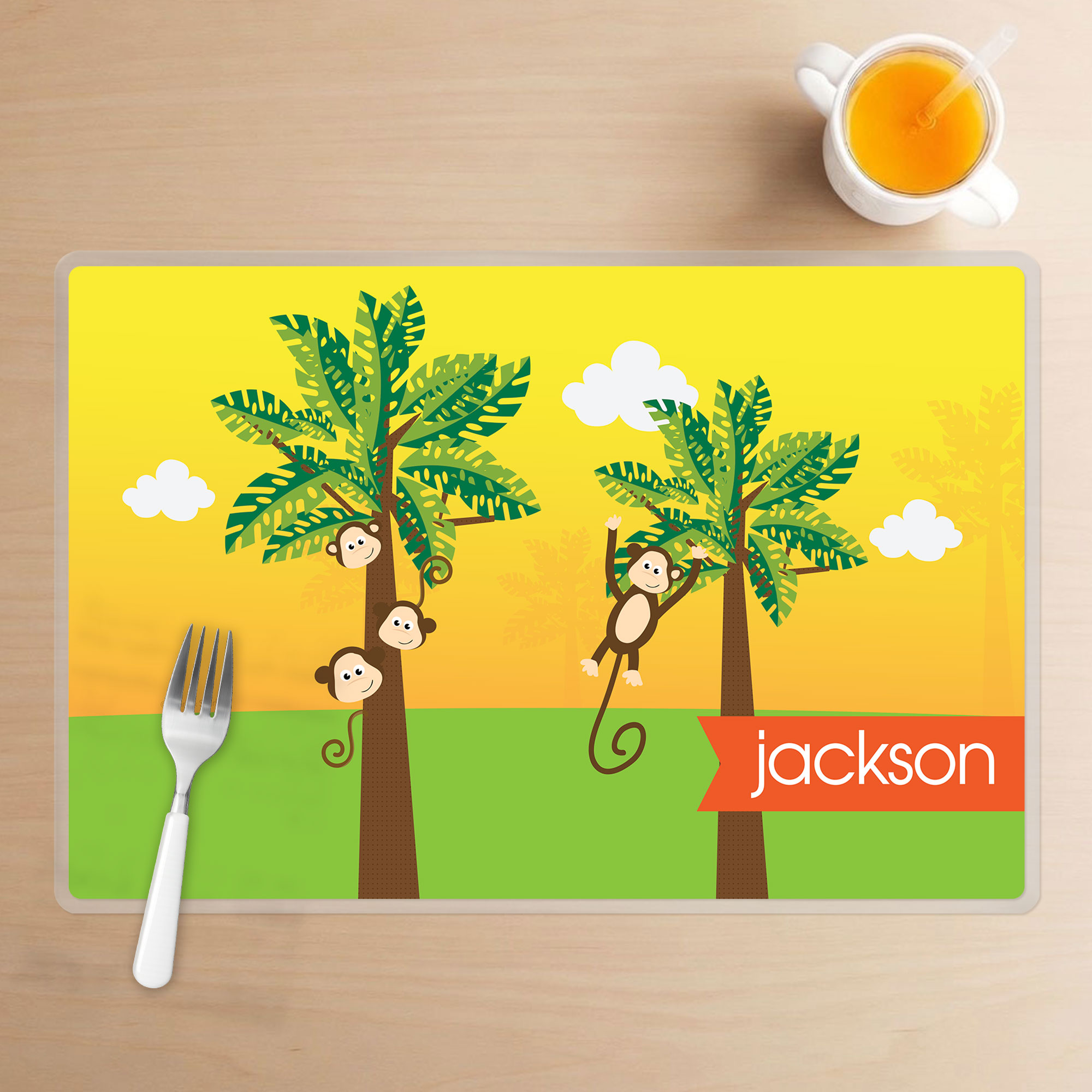 Mokeys in the Jungle Kids Placemats