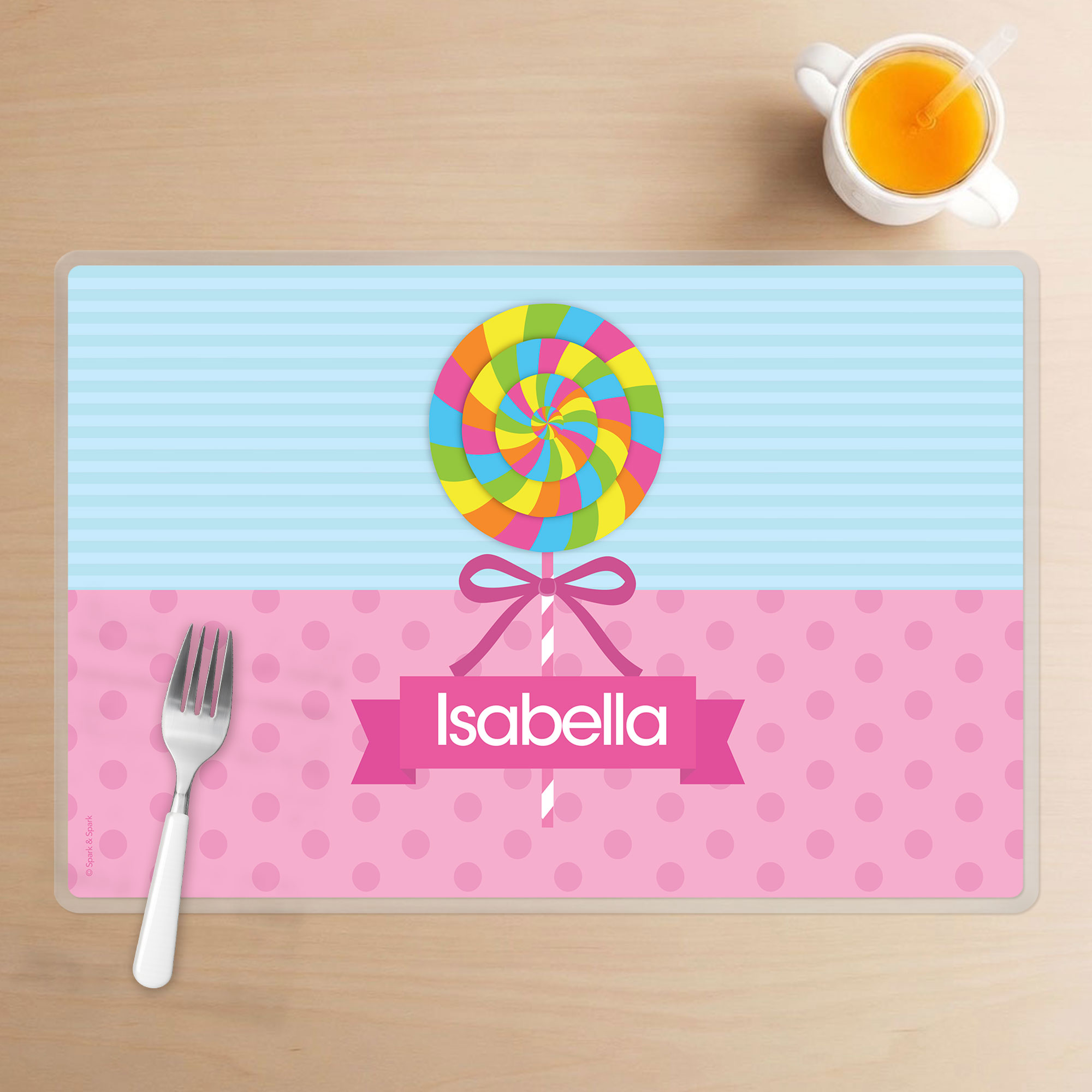 Yummy Lollipop Kids Placemat