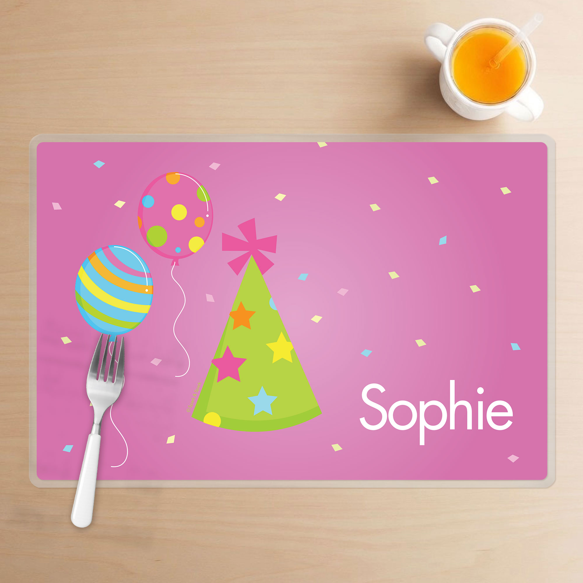 Sweet Bday Girl Kids Placemat