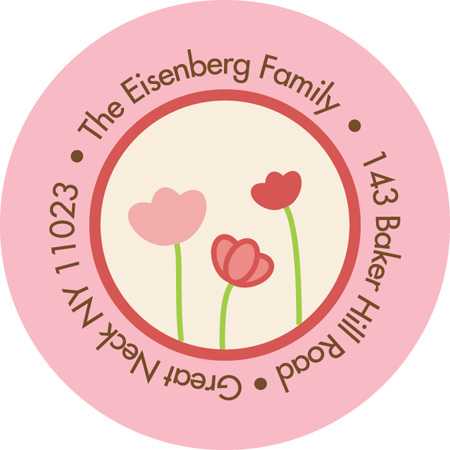 Tulips And Tulips Label Fun Address Labels