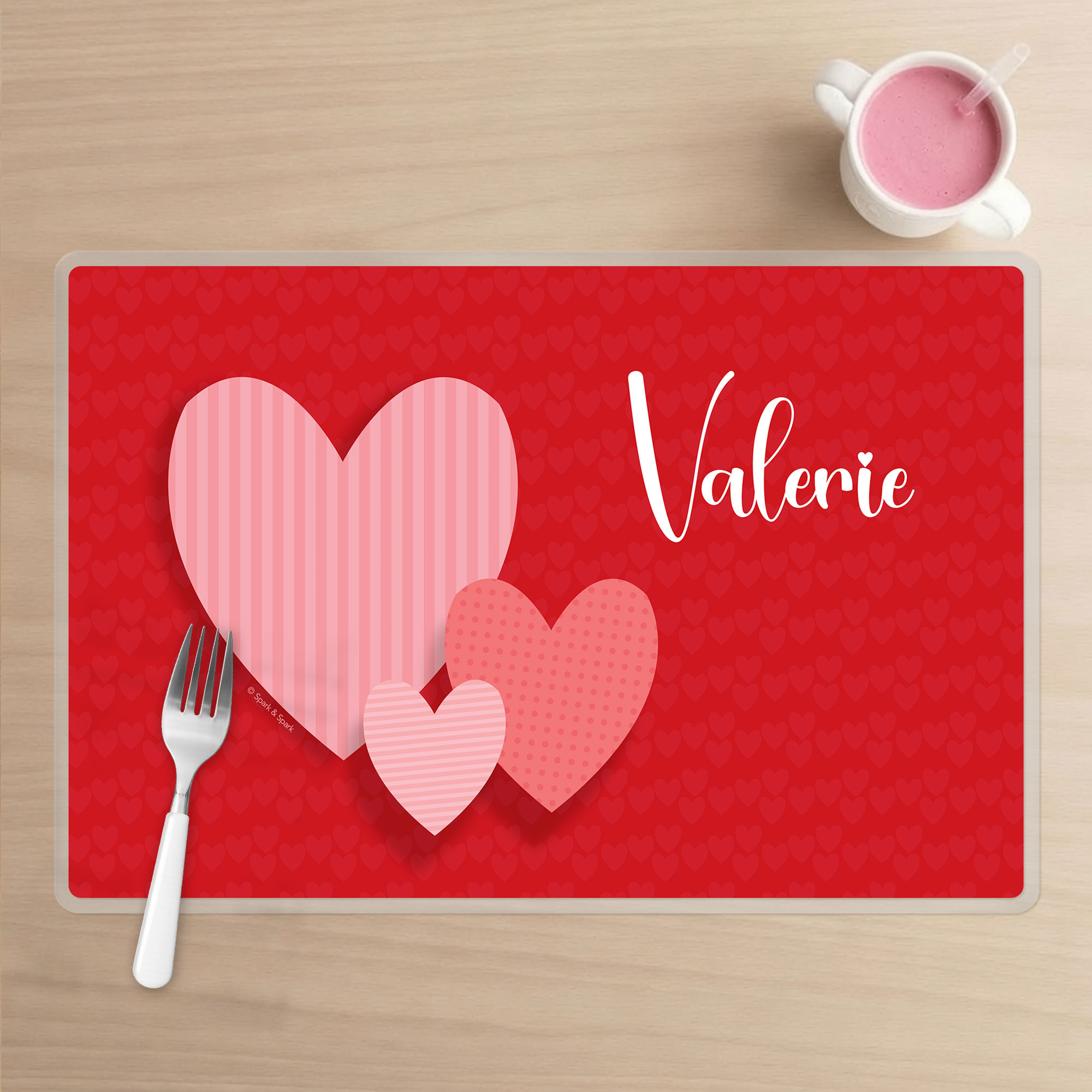 Many Hearts Kids Placemat