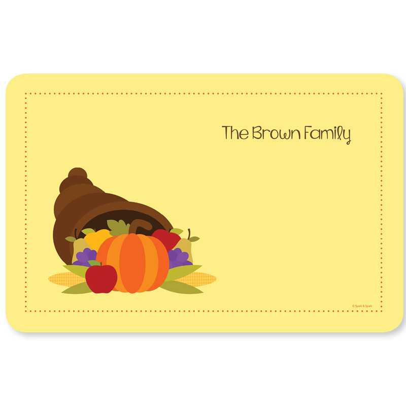 Here Comes Fall Holiday Placemat