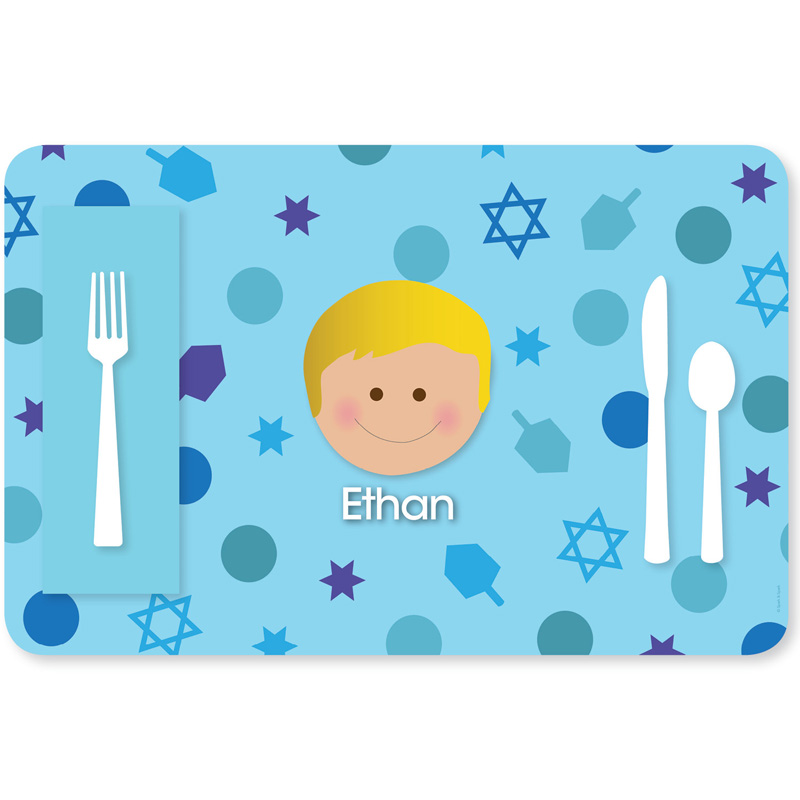 Hanukkah Joy Boy Kids Placemat