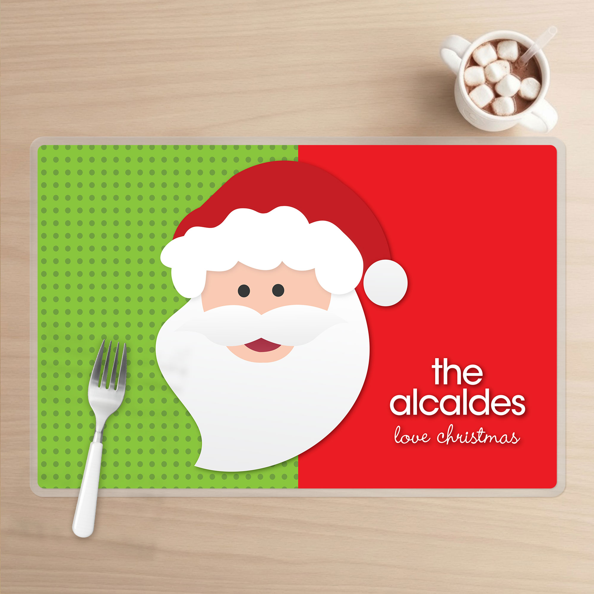 Mr. Santa Claus Holiday Placemat