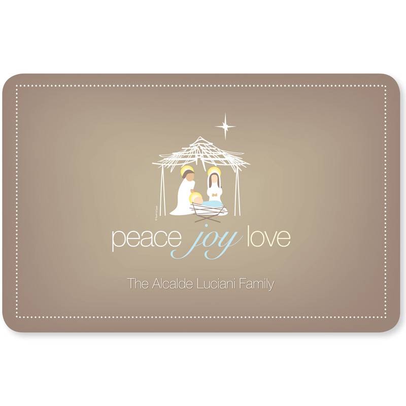 Wishful Nativity Holiday Placemat