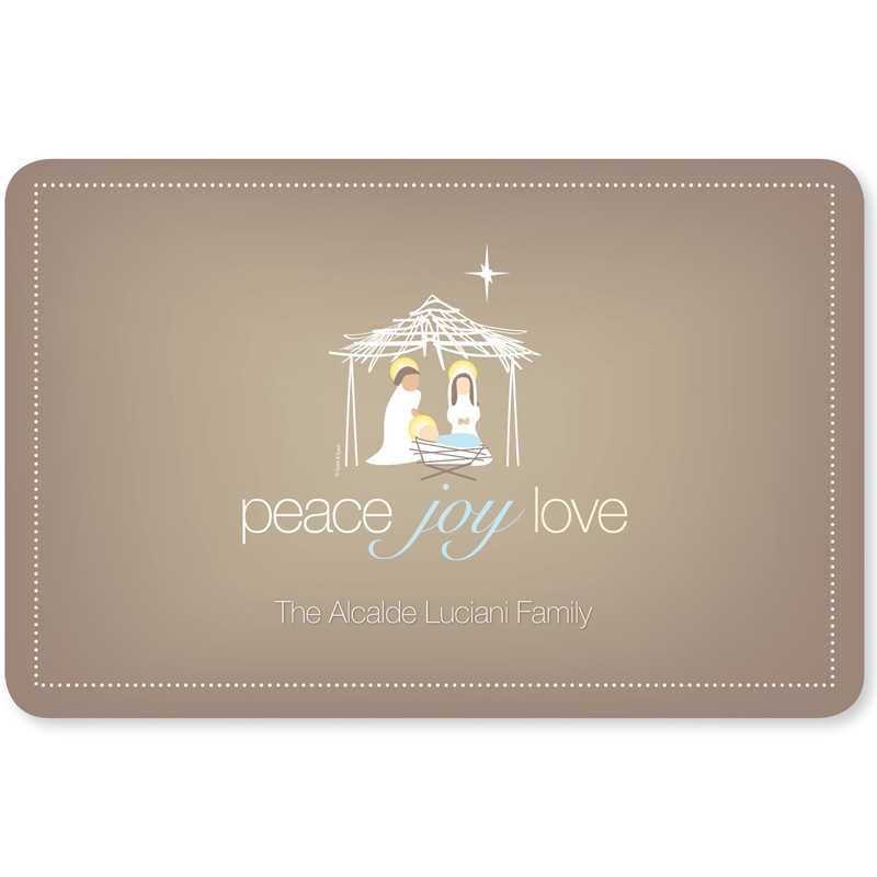 Wishful Nativity Holiday Placemat