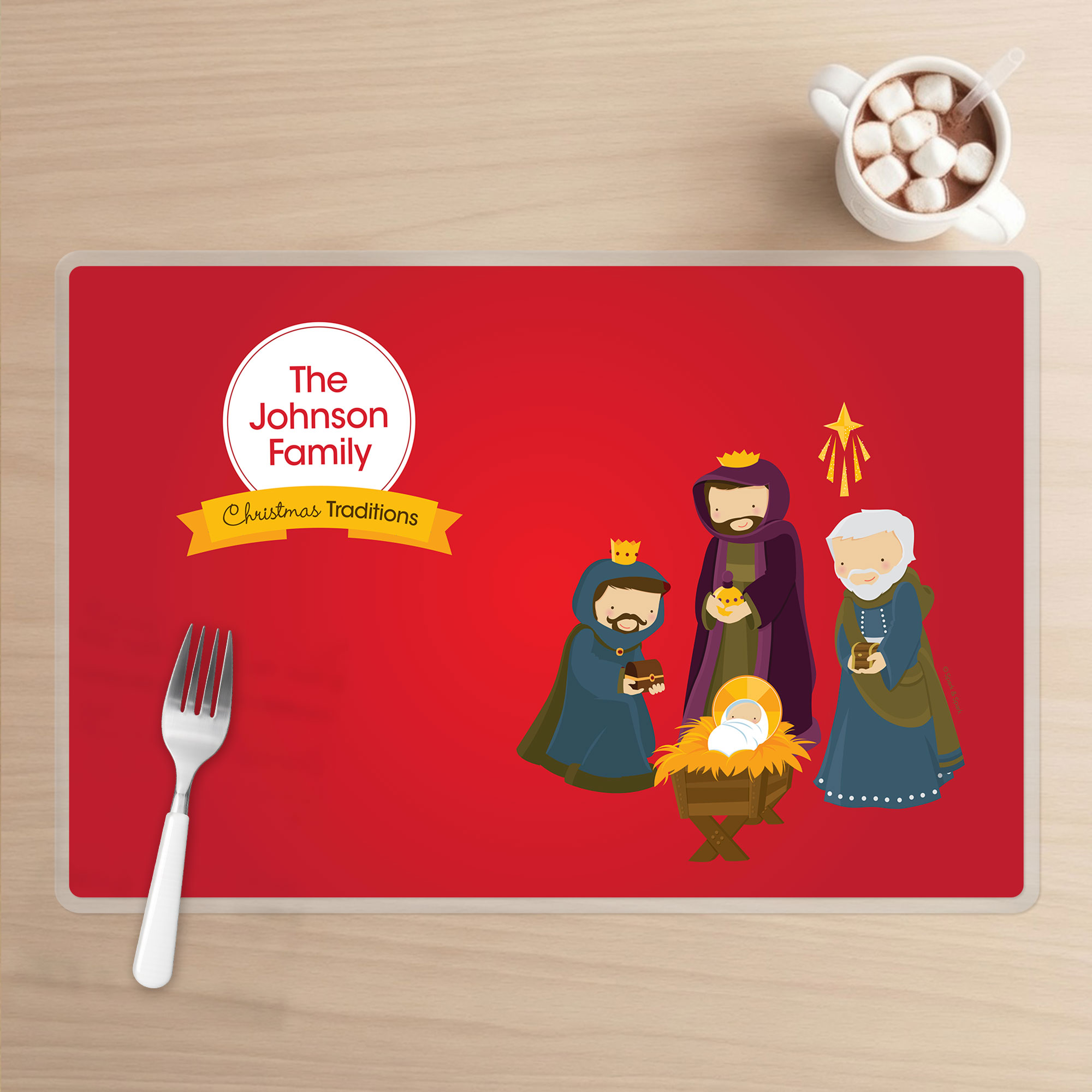 The Three Kings Tradition Holiday Placemat