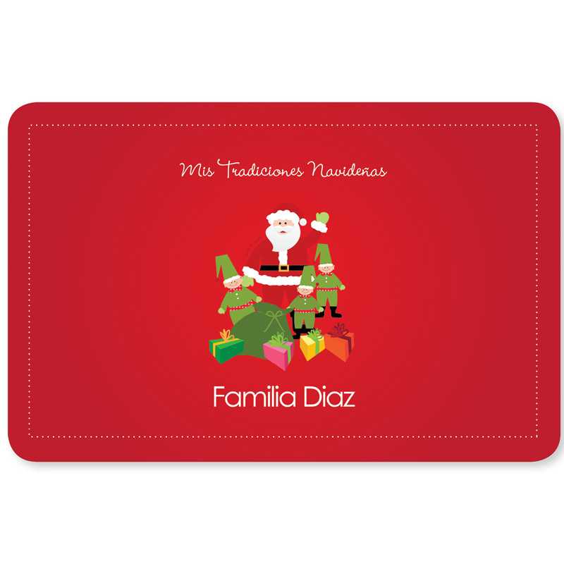 La Tradicion de Santa Holiday Placemat