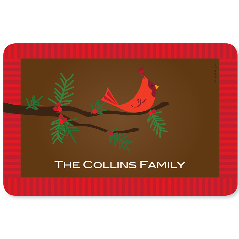Christmas Branches Holiday Placemat