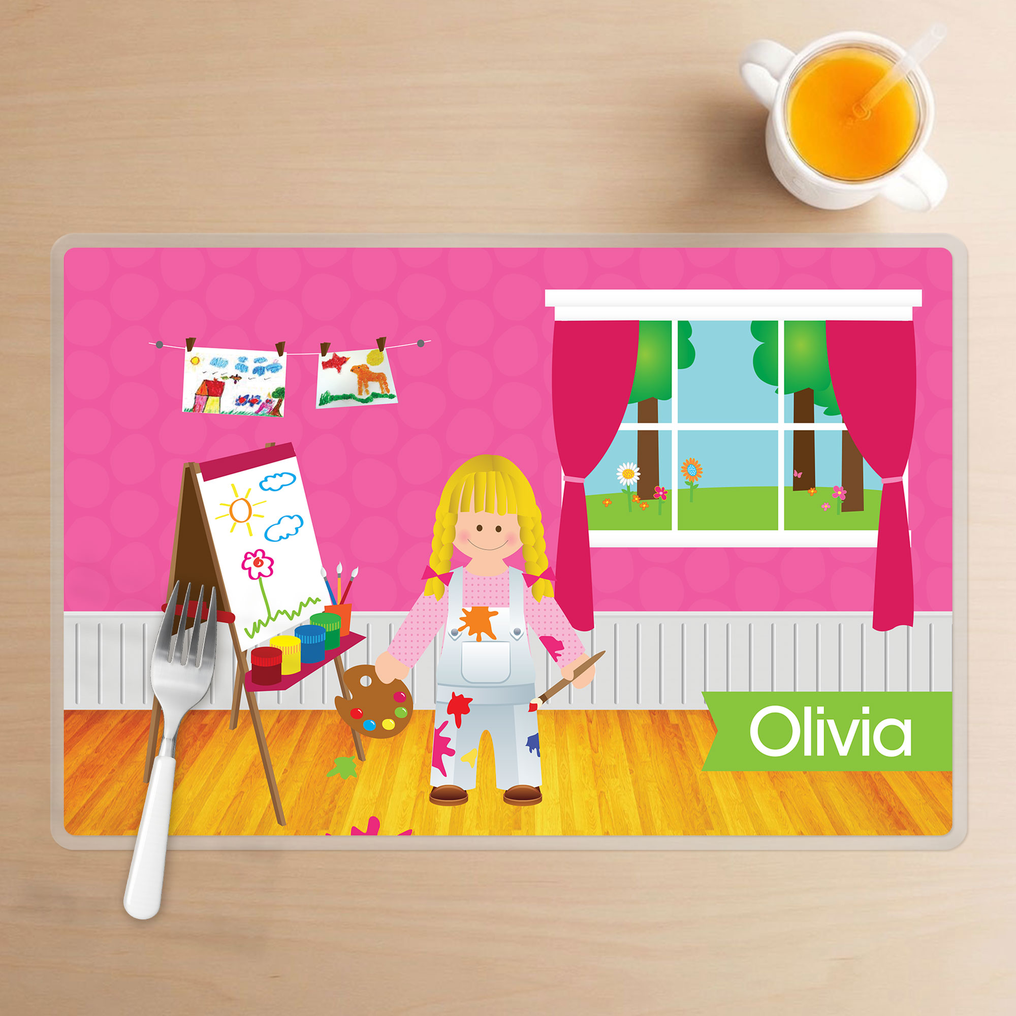 Artist at Work Kids Placemat