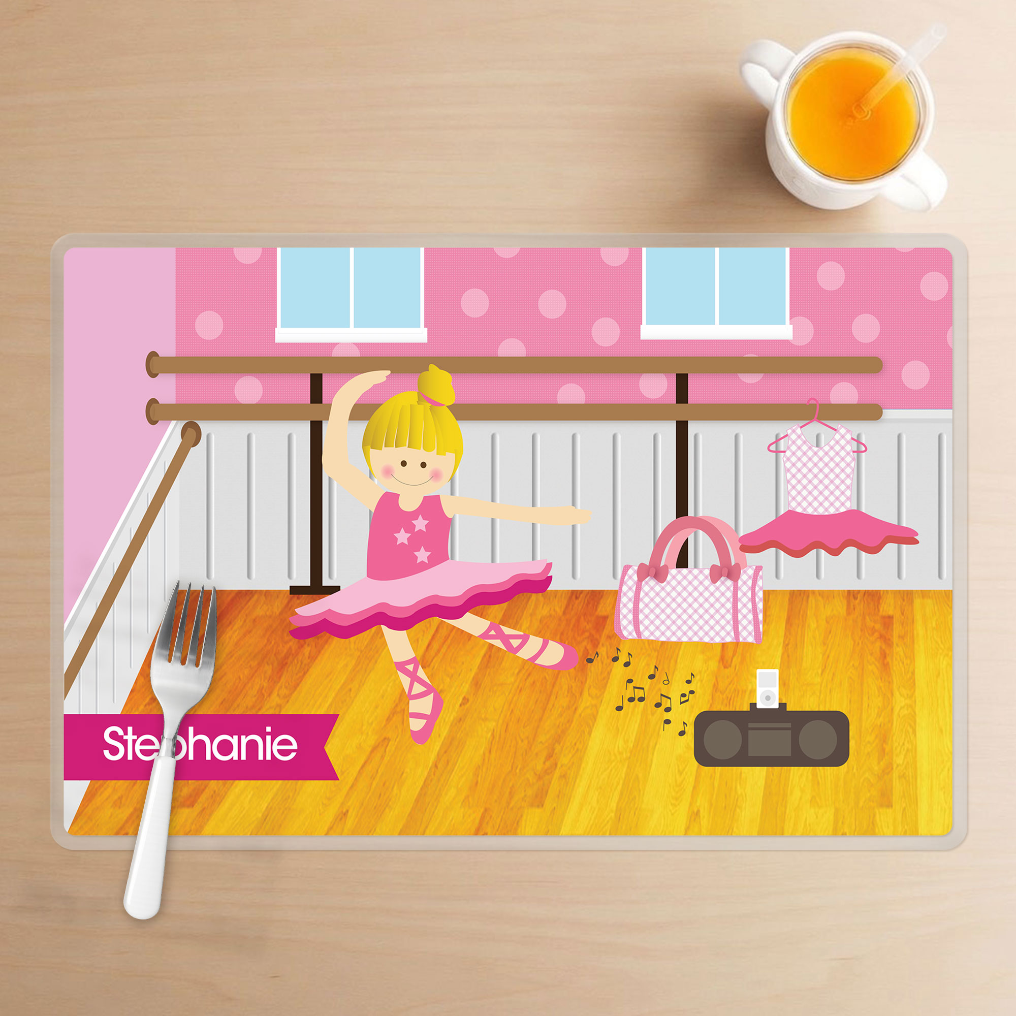 Ballerina Studio Kids Placemat