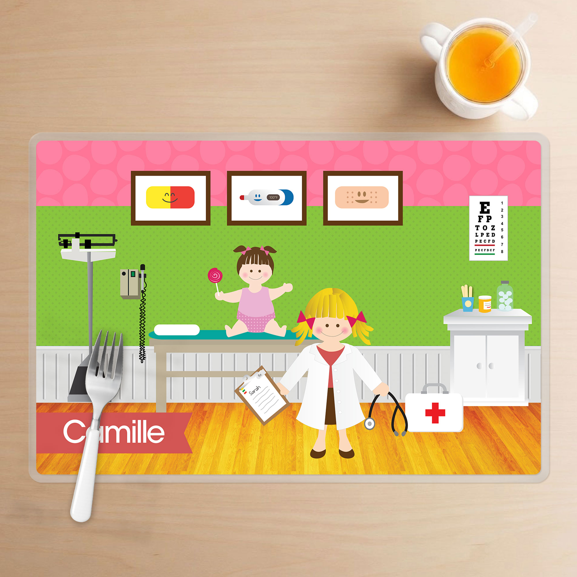 Doctor's Visit Kids Placemat