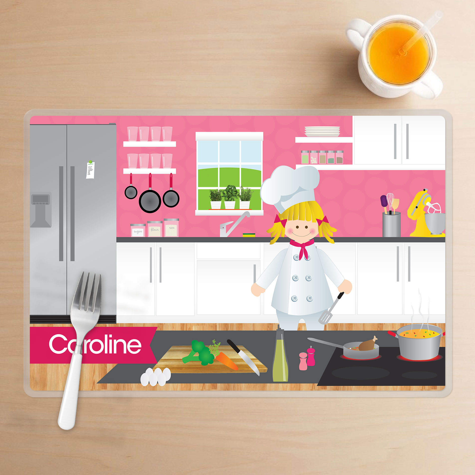 A Girl Chef's Taste Kids Placemat