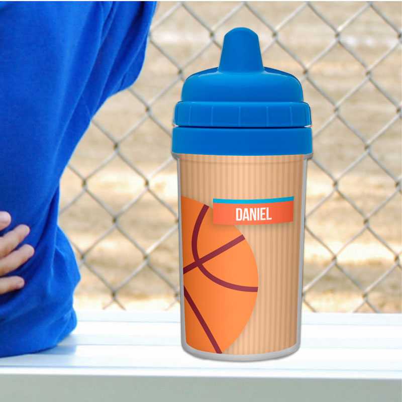 Basketball Fan Boy Sippy Cup