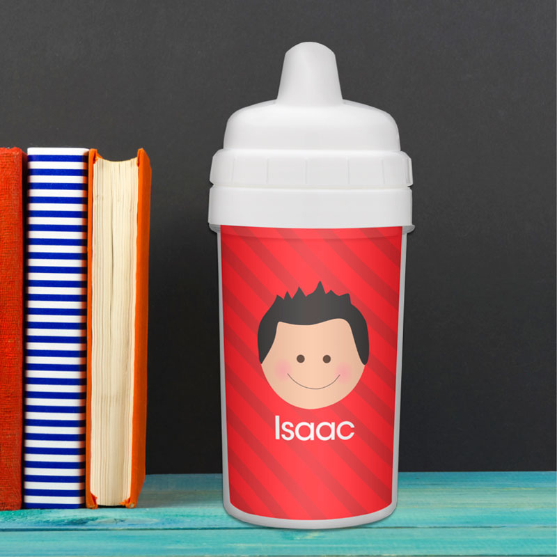 Just Like Me Boy Red Sippy Cup