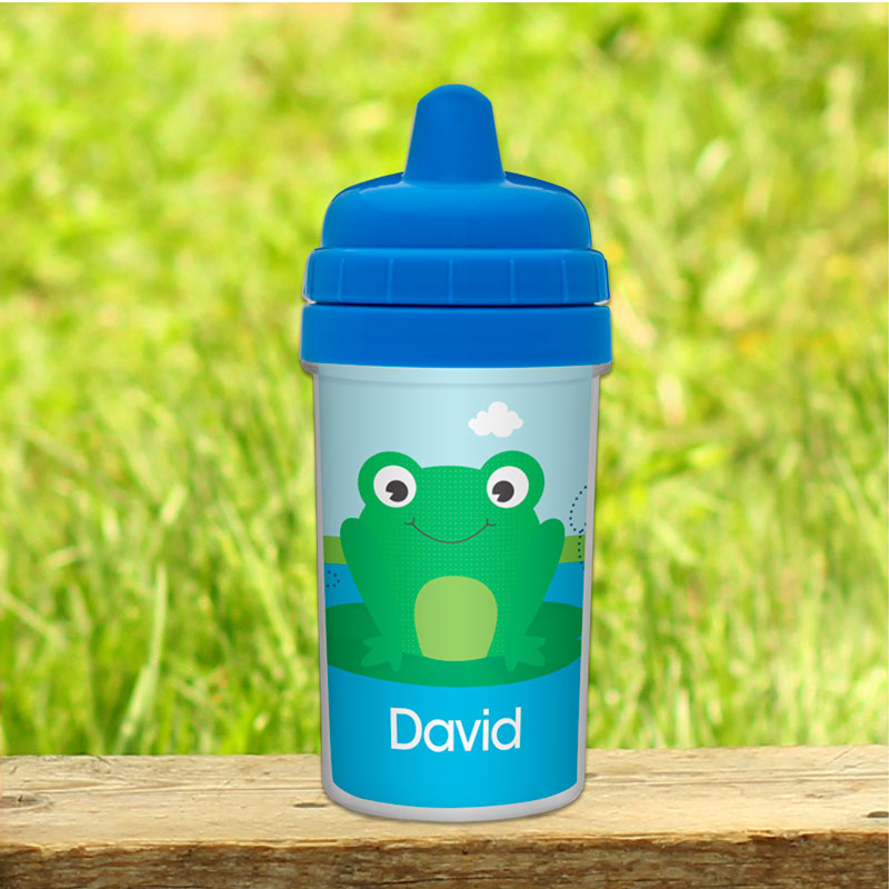 Cute Smiley Frog Sippy Cup