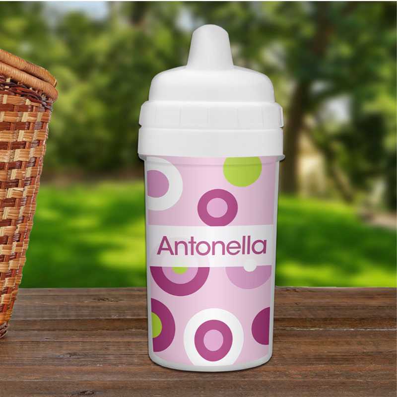 Circles and Circles Purple Sippy Cup